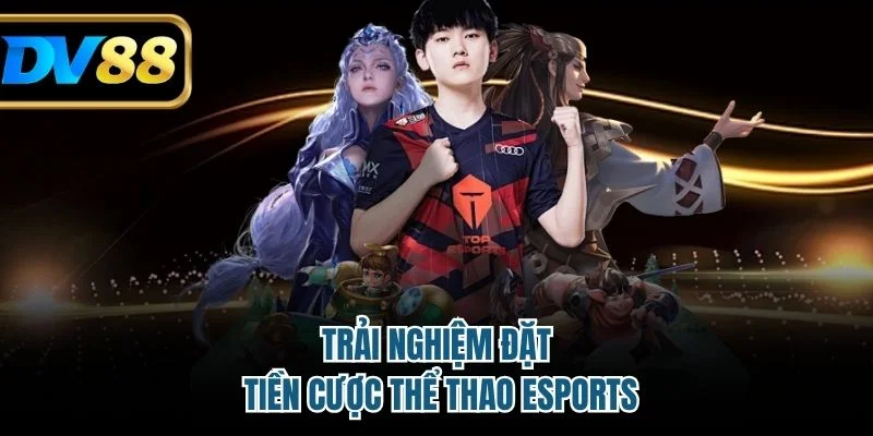 Trải nghiệm đặt tiền cược thể thao esports